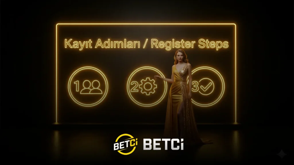 Betci kayıt aşamaları
